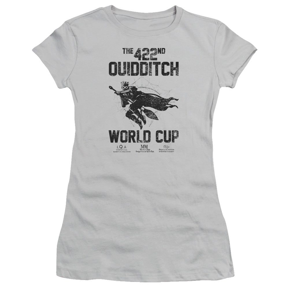 Harry Potter - World Cup - Short Sleeve Junior Sheer - Silver T-shirt