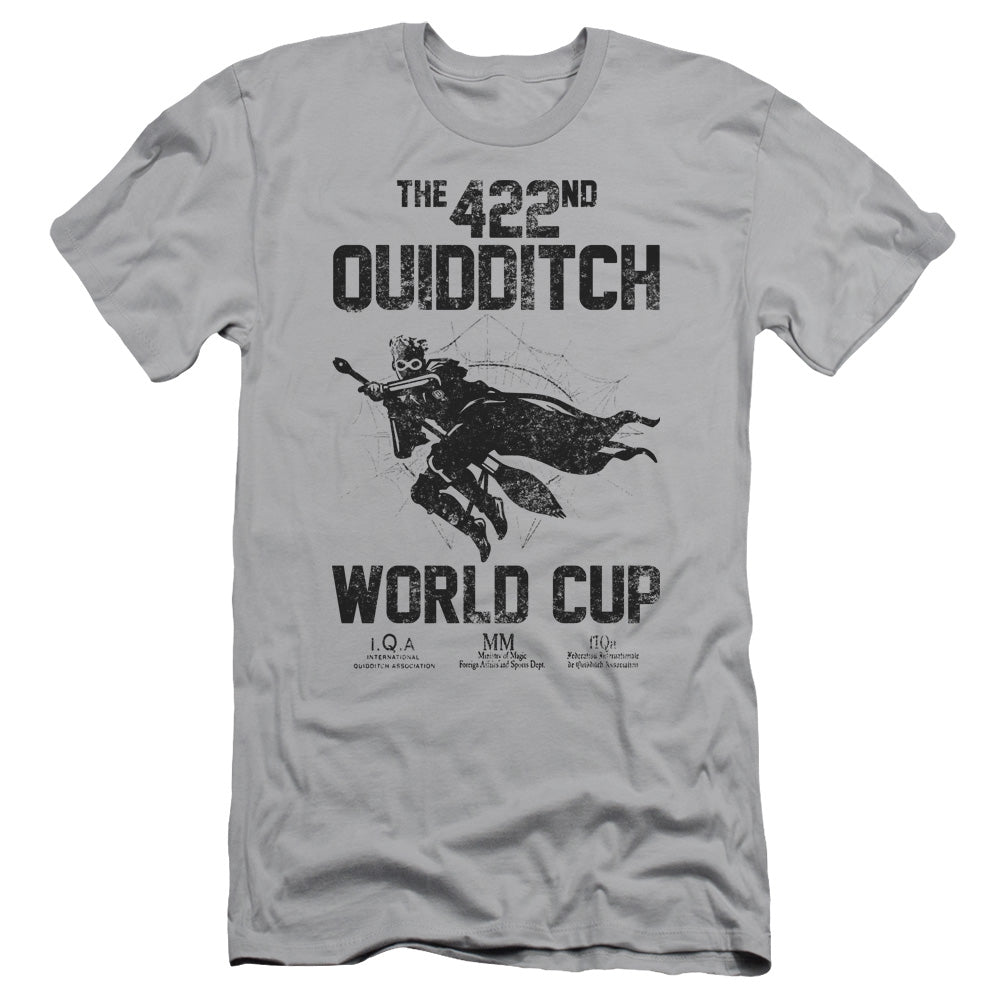 Harry Potter - World Cup-hbo Short Sleeve Adult 30/1 - Silver T-shirt