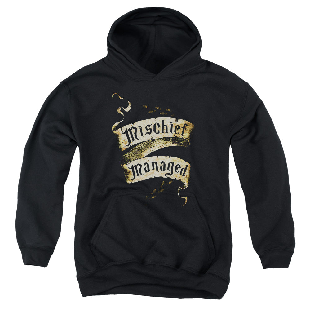Harry Potter - Mischief Managed - Youth Pull-over Hoodie - Black