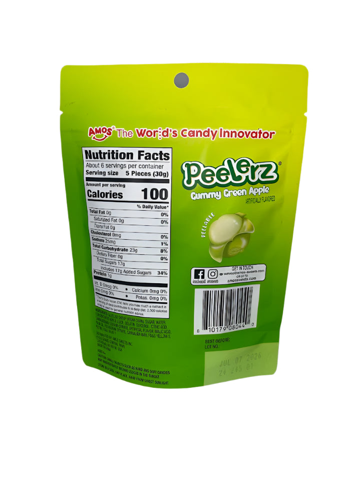 Peelerz Gummy Green Apple 6oz