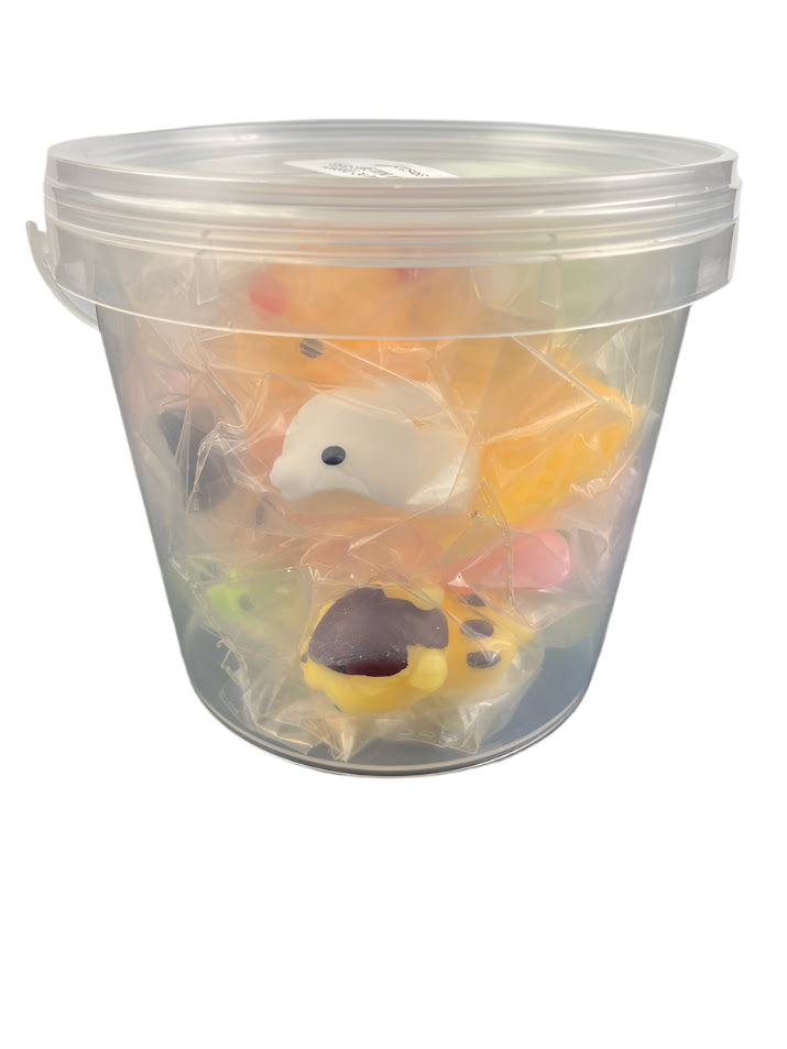 Giggle Zone Mini Mochi Squishies Animal Bucket (contents may vary)
