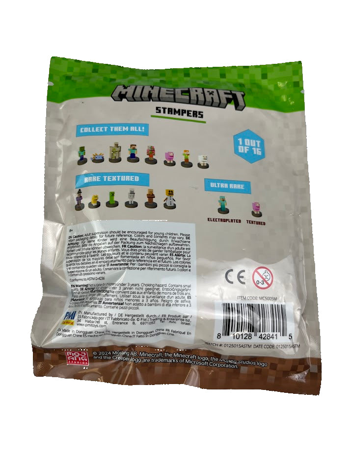 Minecraft Flocked Stampers Blind Box (1 random)