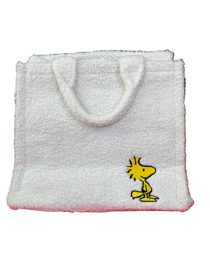 Peanuts Snoopy and Woodstock Sherpa Tote