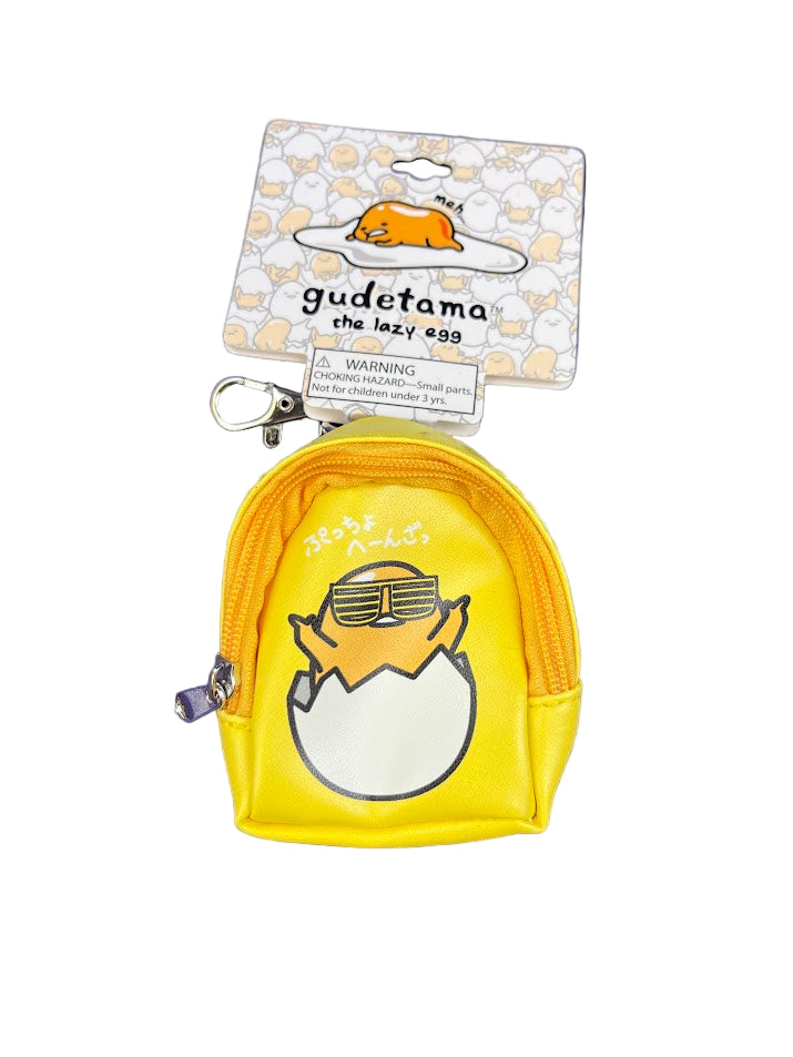 Gudetama Backpack Keychain