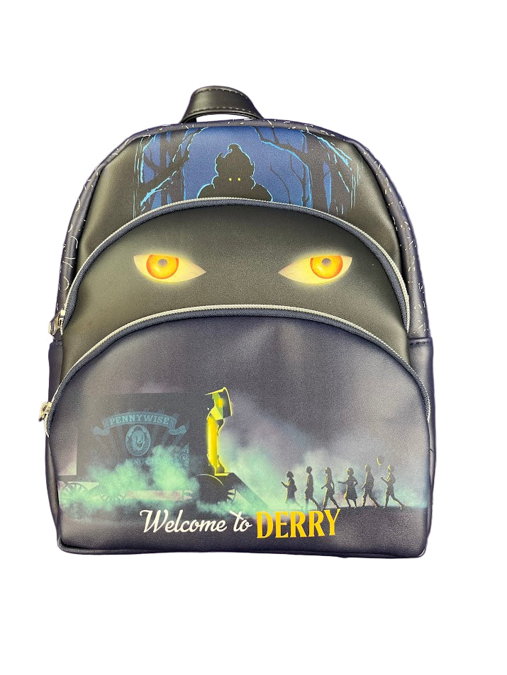 closed eyes mini backpack Welcome to Derry Eyes Mini Backpack – FYE