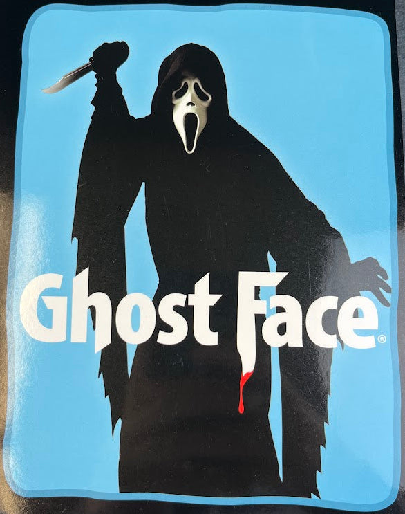 Scream Ghost Face Blue Fleece Blanket