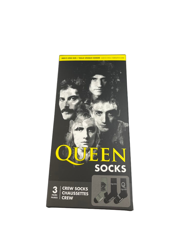 Queen Socks 3-Pack Box