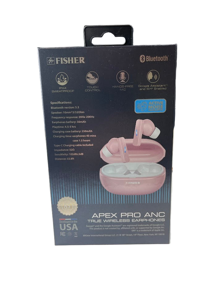 Apex Pro Active Noise Cancelling True Wireless Earphones - Rose Gold