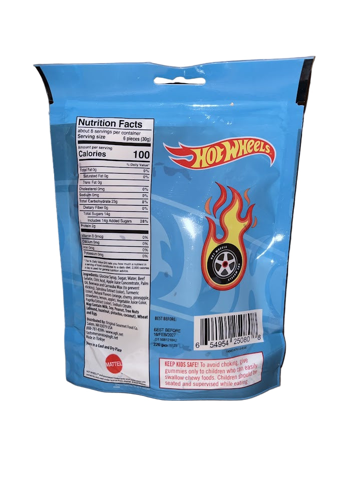 Hot Wheels Gummy Bag 8oz