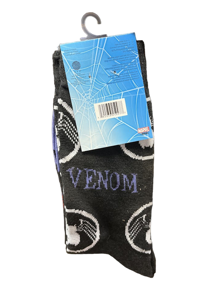 Marvel Venom Tongue Socks 2-Pack