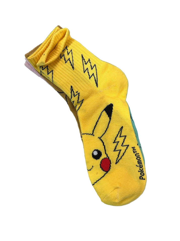 Pokemon Mono Socks 5-Pack