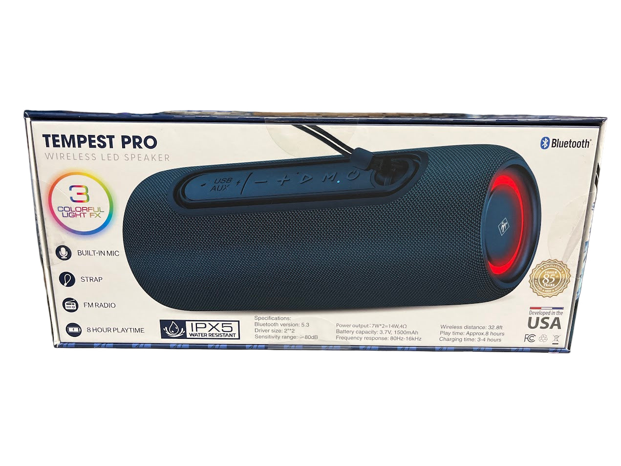 Tempest Pro Wireless Speaker - Navy