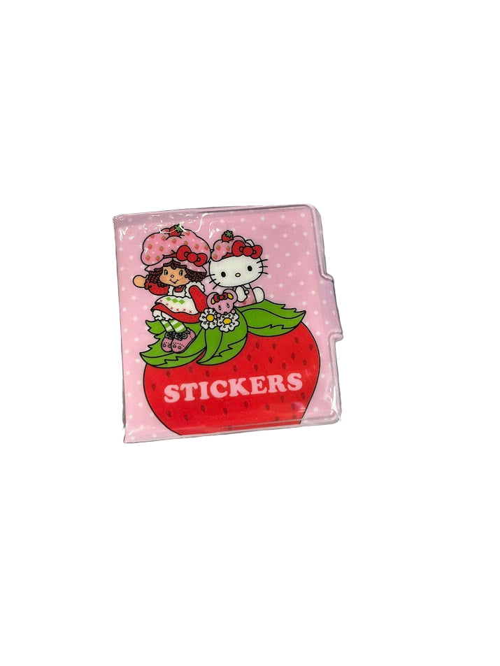 Hello Kitty X Strawberry Shortcake Stickers Notebook Keychain