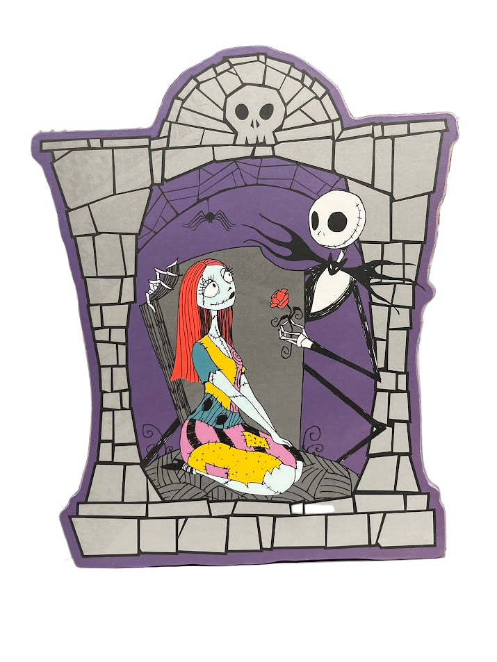 Nightmare Before Christmas Rose Die-Cut Box Sign