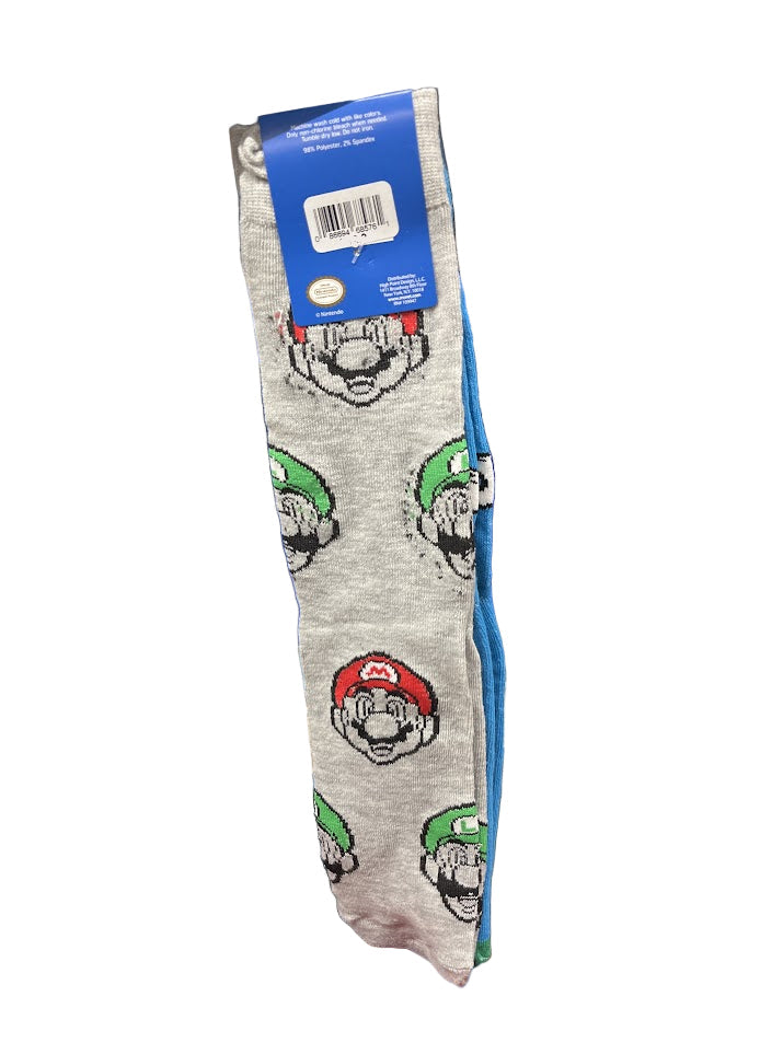 Mario Bros Pipe Socks 2-Pack
