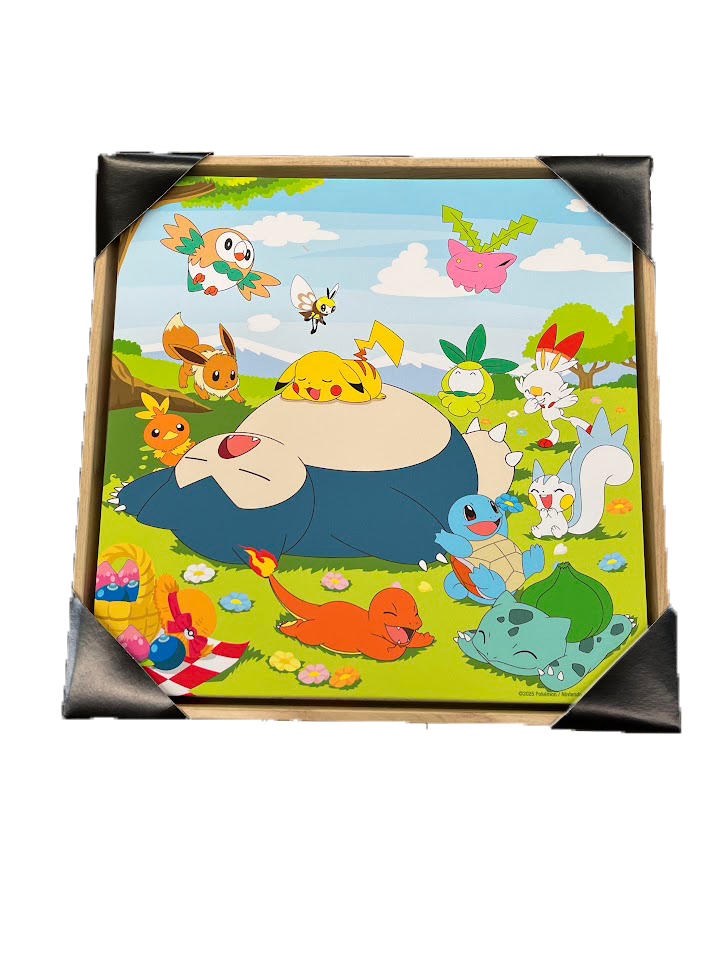 Pokemon Picnic 12x12in Wall Art