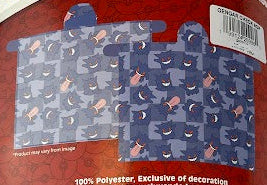 Gengar Checkered All Over Print Hooded Blanket