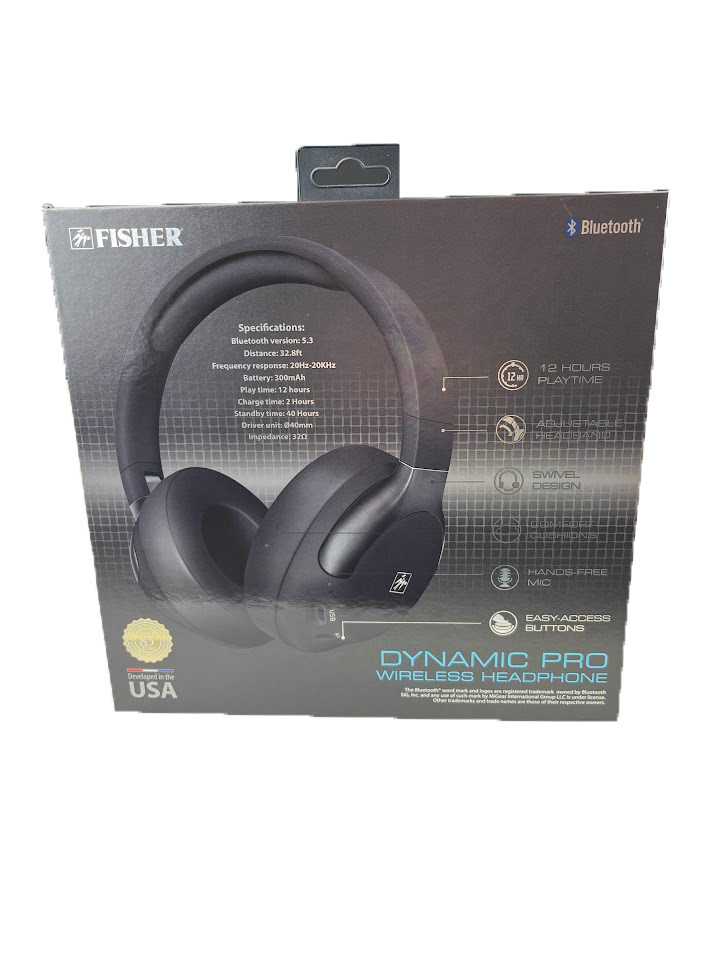 Dynamic Pro Wireless Headphones - Black