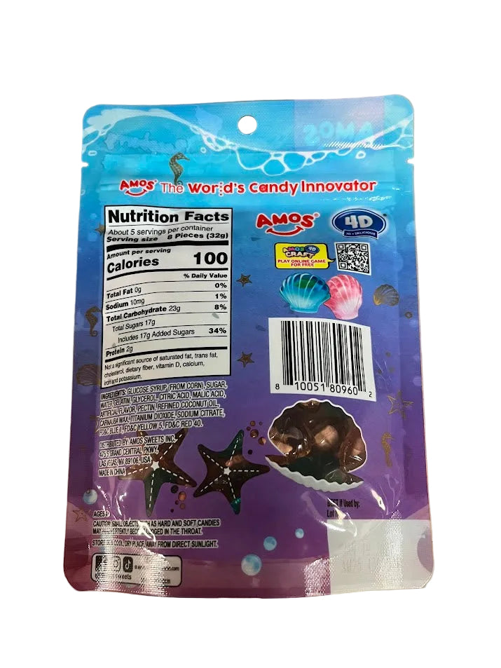 4d Gummy Mermaid Jewels 6oz
