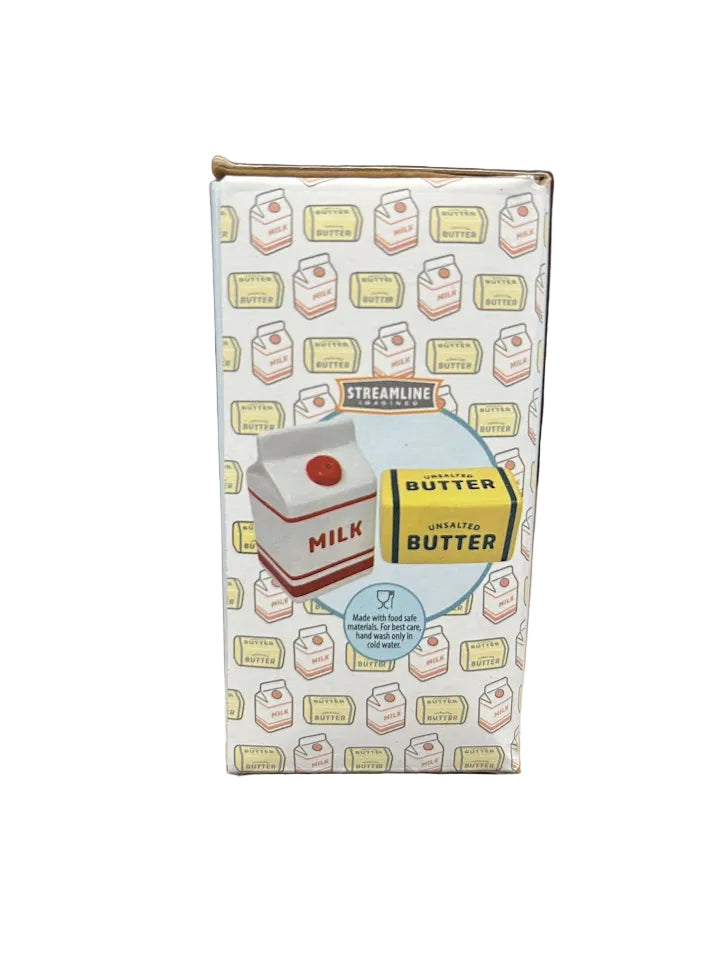 Butter & Milk Salt & Pepper Shaker Set