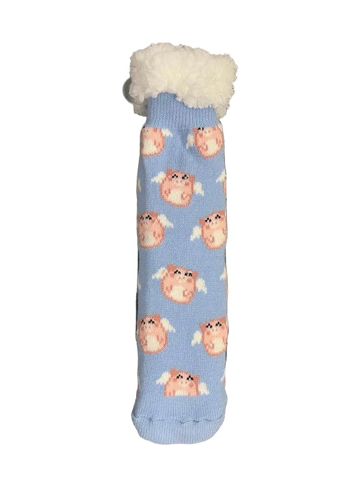 Winged Pigs Sherpa Socks