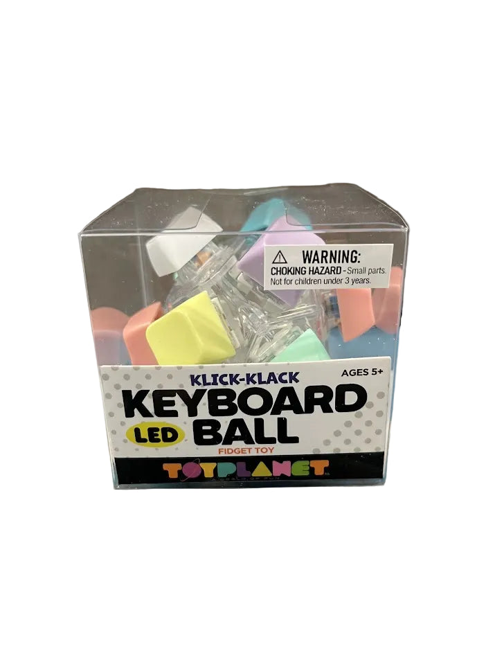 Klick-Klack Keyboard LED Ball Fidget Toy