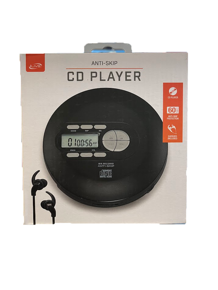 Ilive CD Player with Earbuds