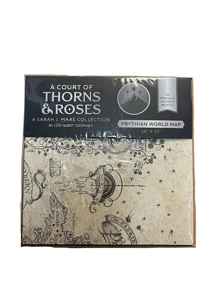 A Court of Thorns and Roses Prythian Map