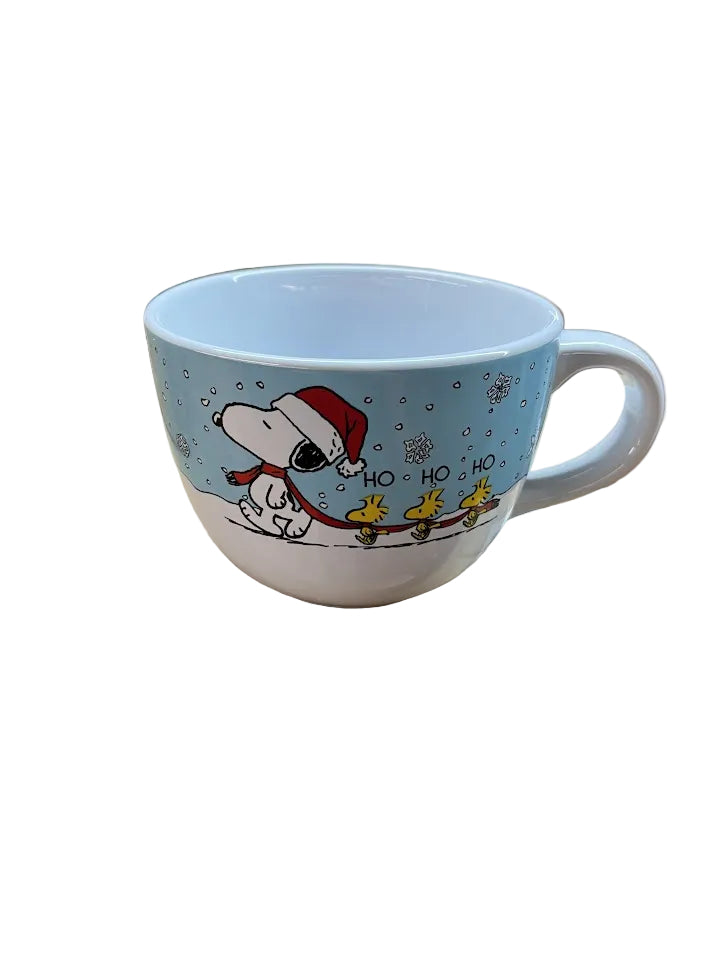 Peanuts Snoopy Holiday Scarf Walk 24oz Mug