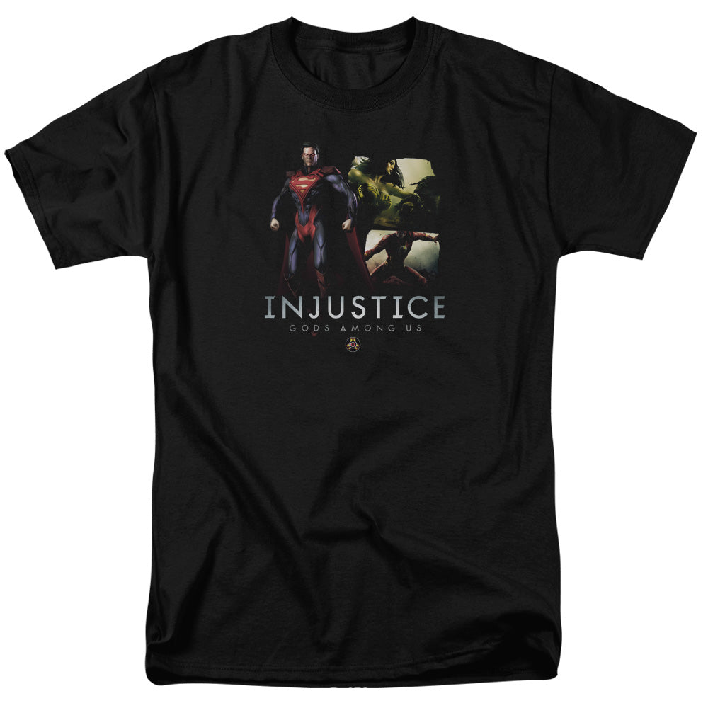 Injustice Gods Among Ushort Sleeveupermans Revenge - S - S Adult 18/1 - Black T-shirt