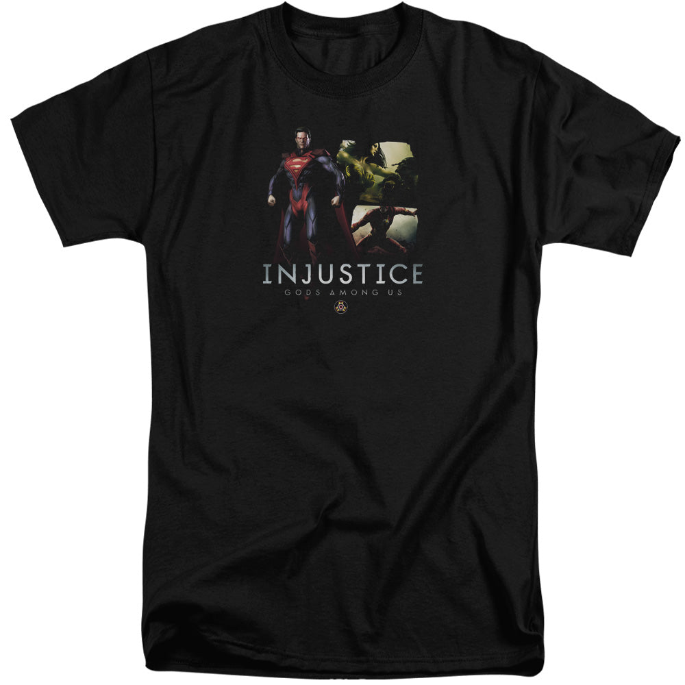 Injustice Gods Among Ushort Sleeveupermans Revenge-s - S Adult Tall - Black T-shirt
