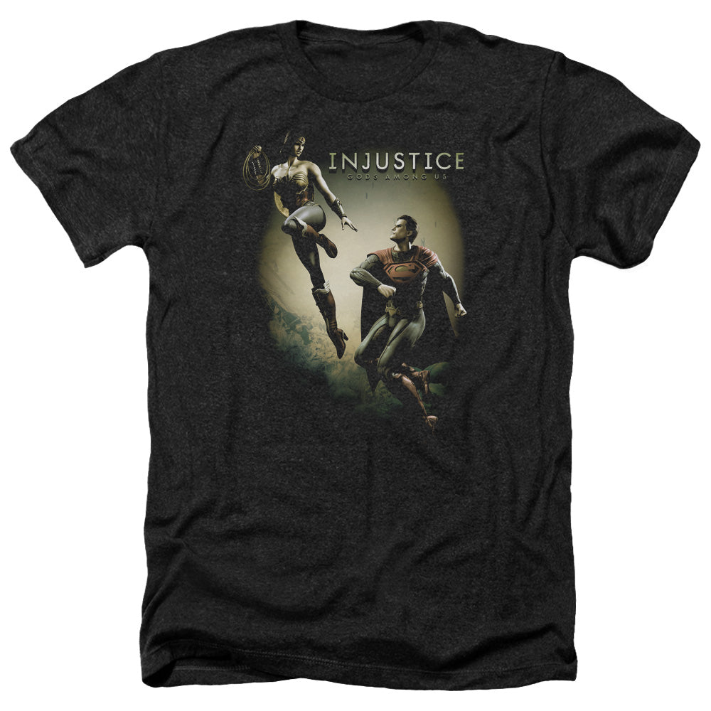 Injustice Gods Among Us - Battle Of The Gods - Adult Heather-black