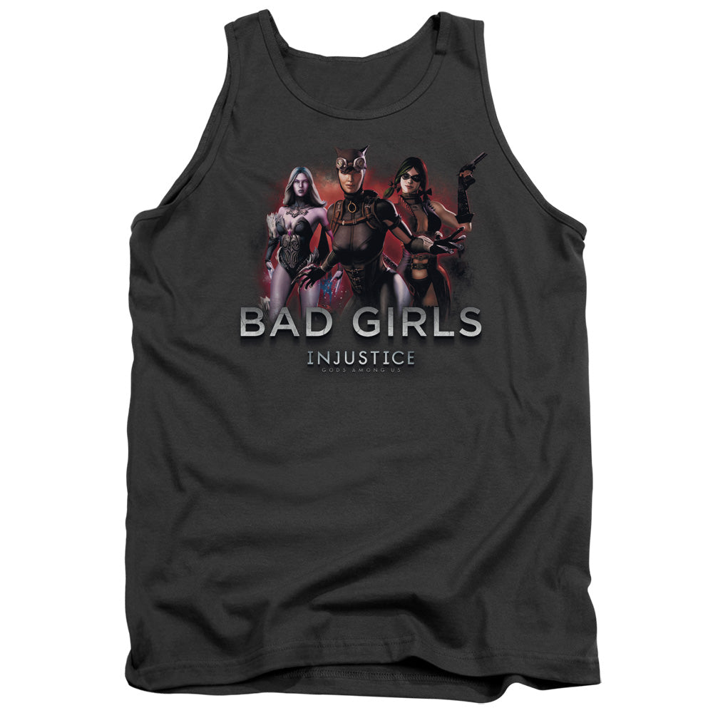 Injustice Gods Among Us - Bad Girls - Adult Tank - Charcoal