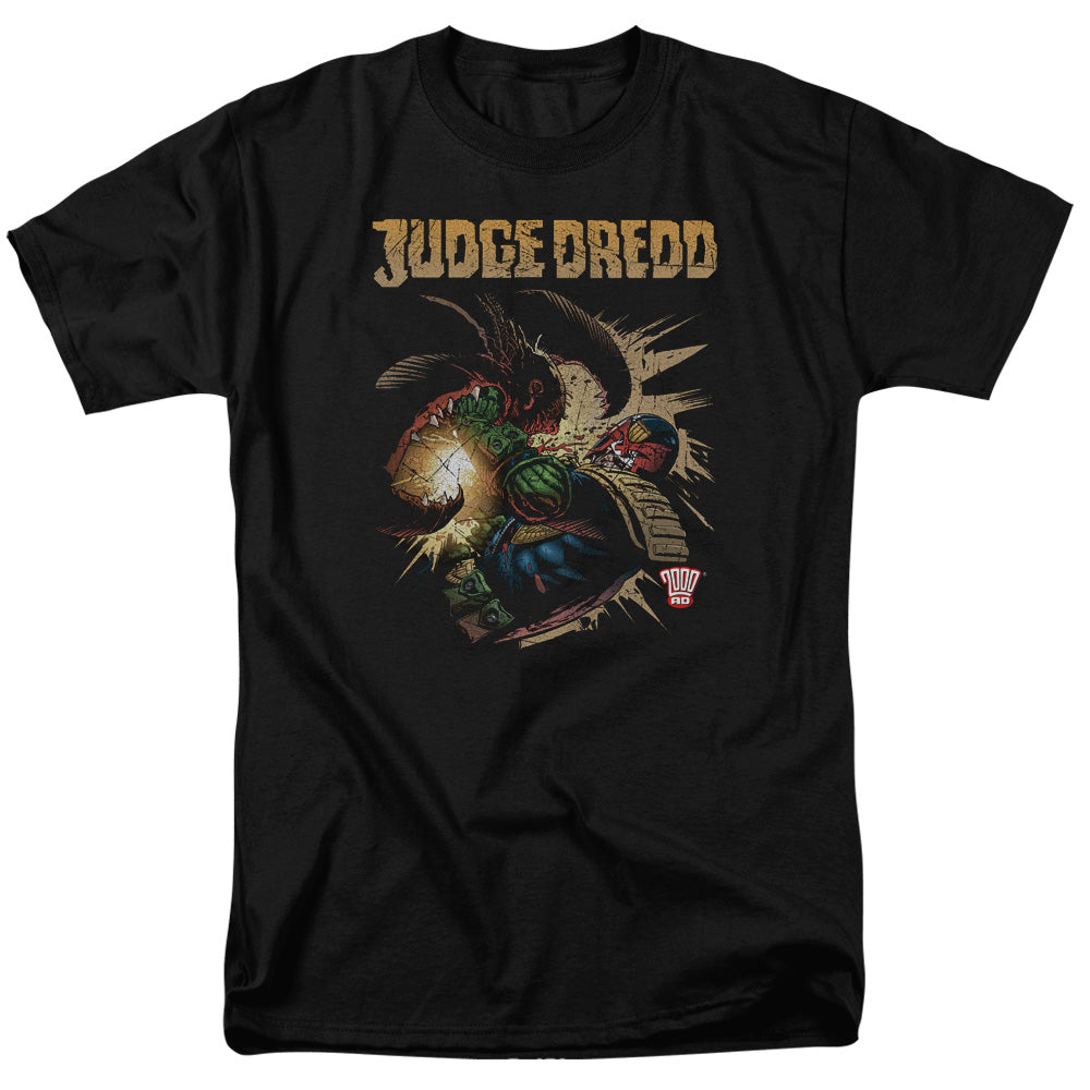 Judge Dredd - Blast Away - Short Sleeve Adult 18/1 - Black T-shirt