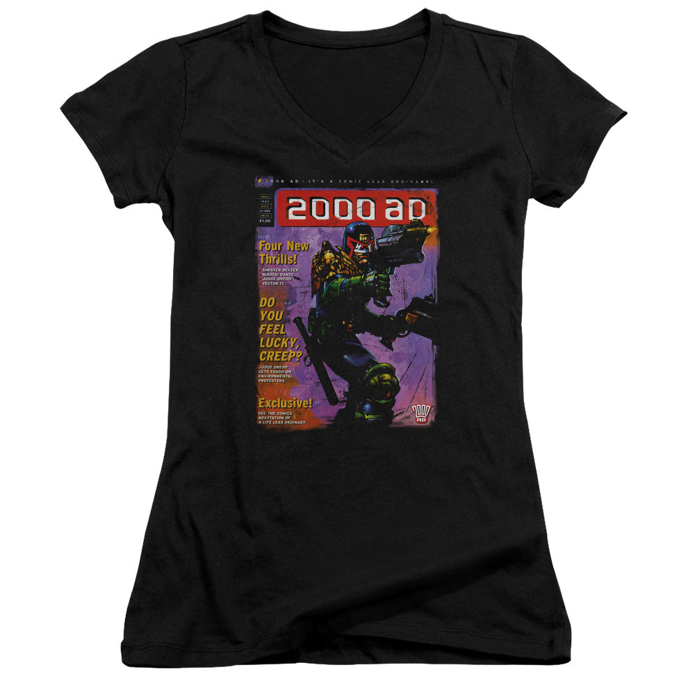 Judge Dredd - 1067 - Junior V-neck - Black
