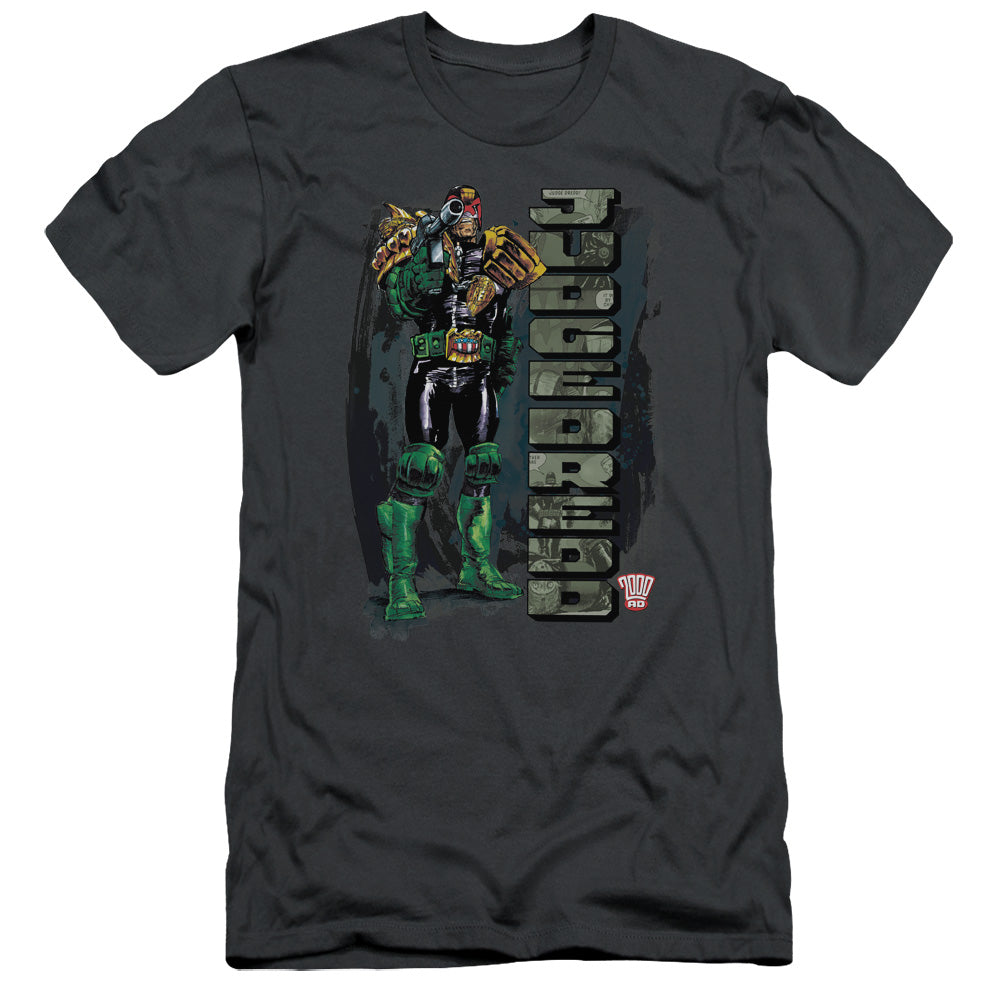 Judge Dredd - Blam - Short Sleeve Adult 30/1 - Charcoal T-shirt