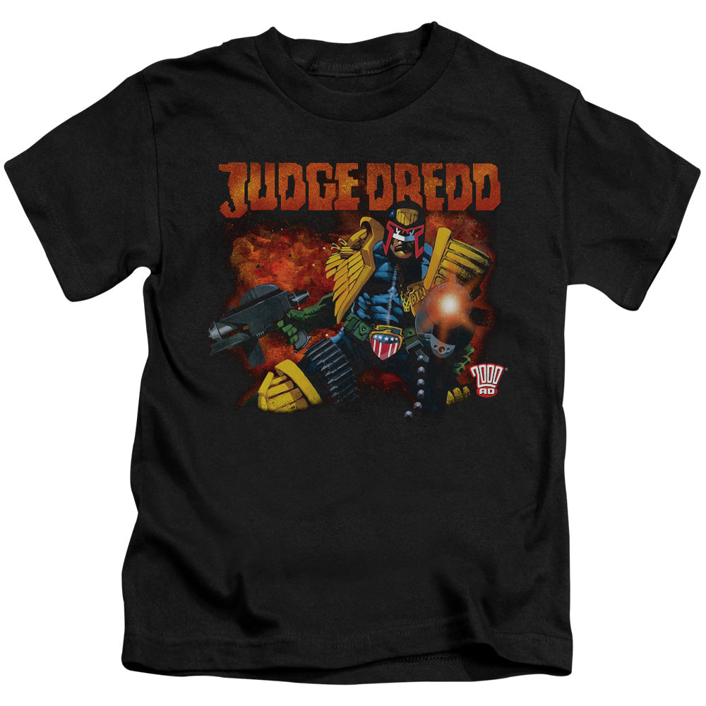 JUDGE DREDD THROUGH FIRE - S/S JUVENILE 18/1 - BLACK - T-Shirt