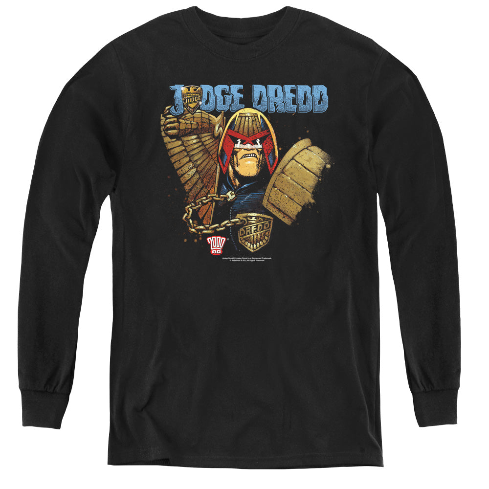 Judge Dredd - Smile Scumbag - Youth Long Sleeve Tee - Black