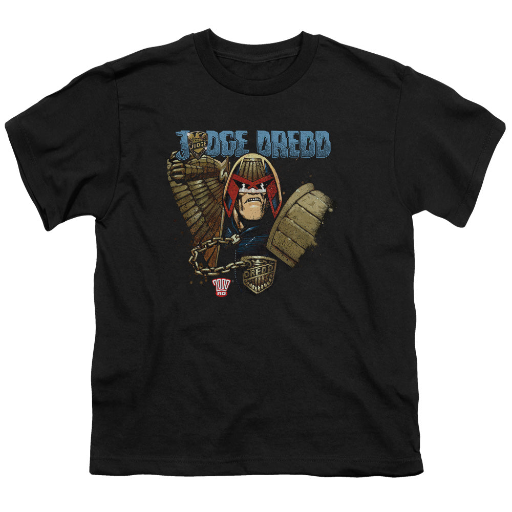 Judge Dredd - Smile Scumbag - Short Sleeve Youth 18/1 - Black T-shirt