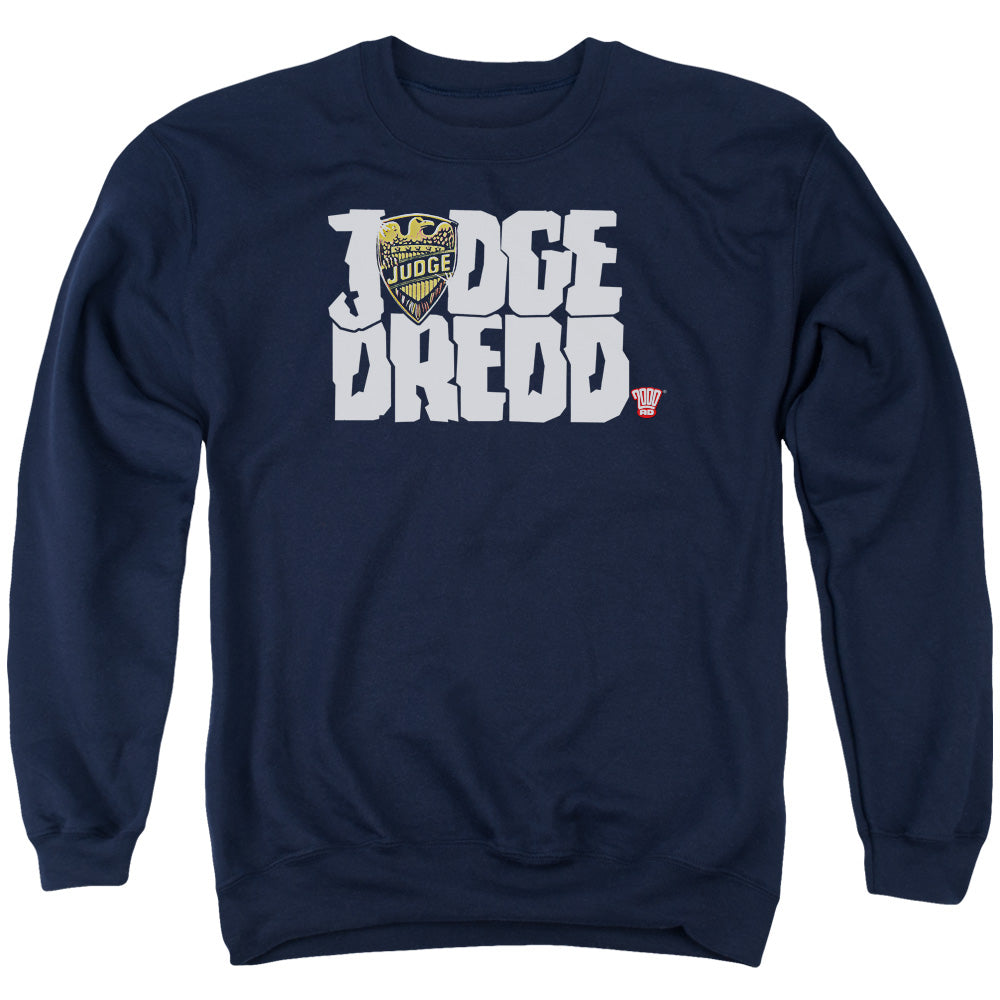 Judge Dredd Logo - Adult Crewneck Sweatshirt - Navy