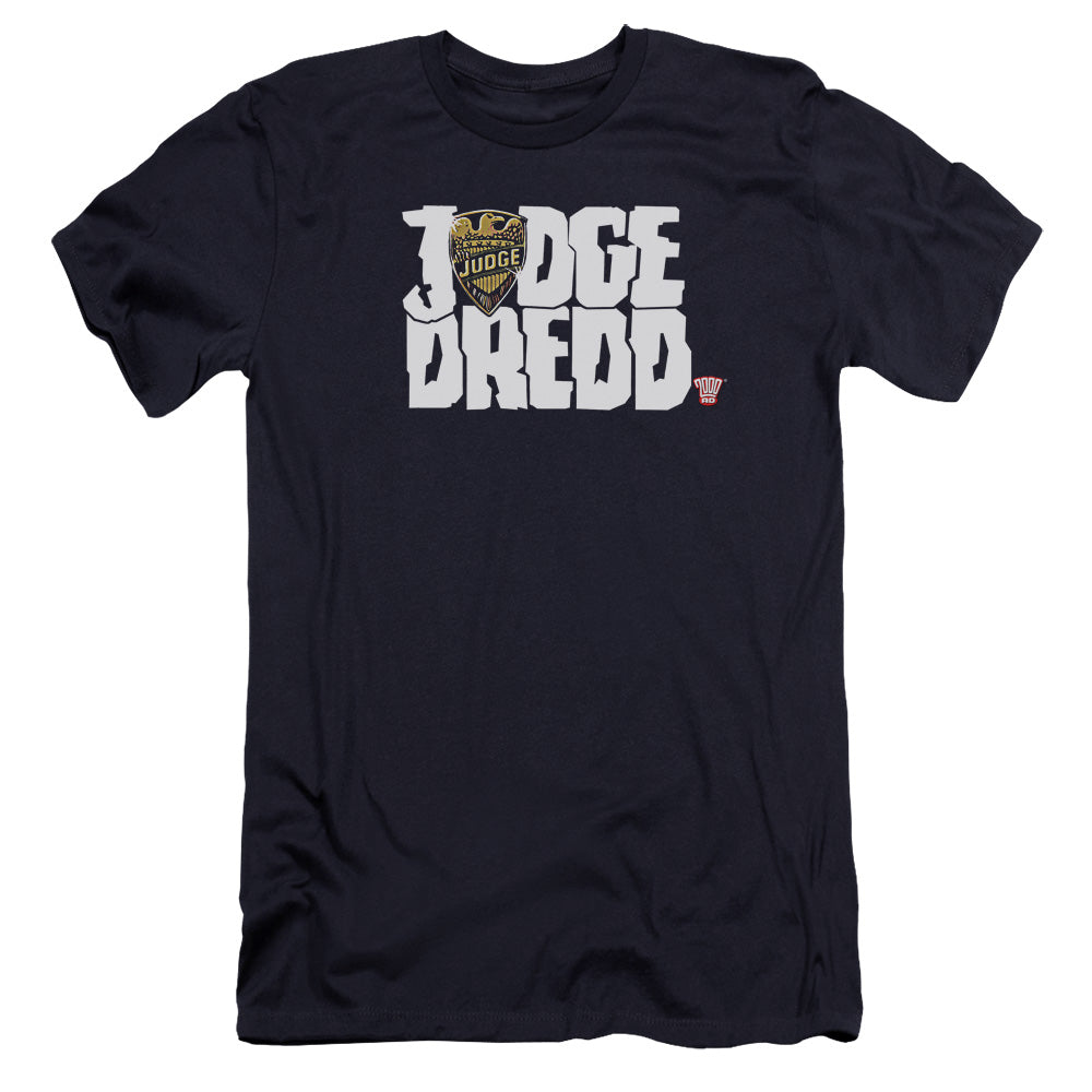 Judge Dredd Logo-premuim Canvas Adult Slim