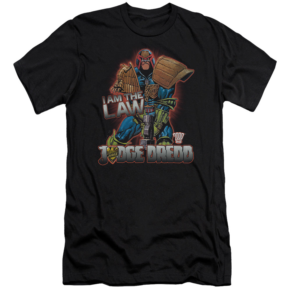 Judge Dredd - Law - Short Sleeve Adult 30/1 - Black T-shirt