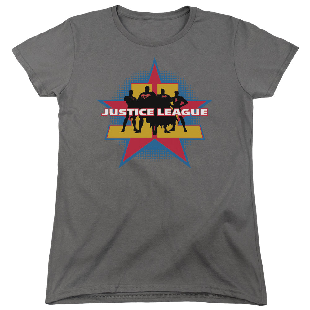 Jla - Stand Tall - Short Sleeve Womens Tee - Charcoal T-shirt