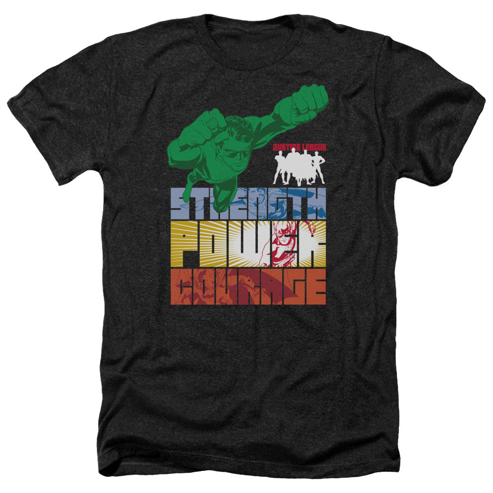 Jla - Heroic Qualities - Adult Heather-black