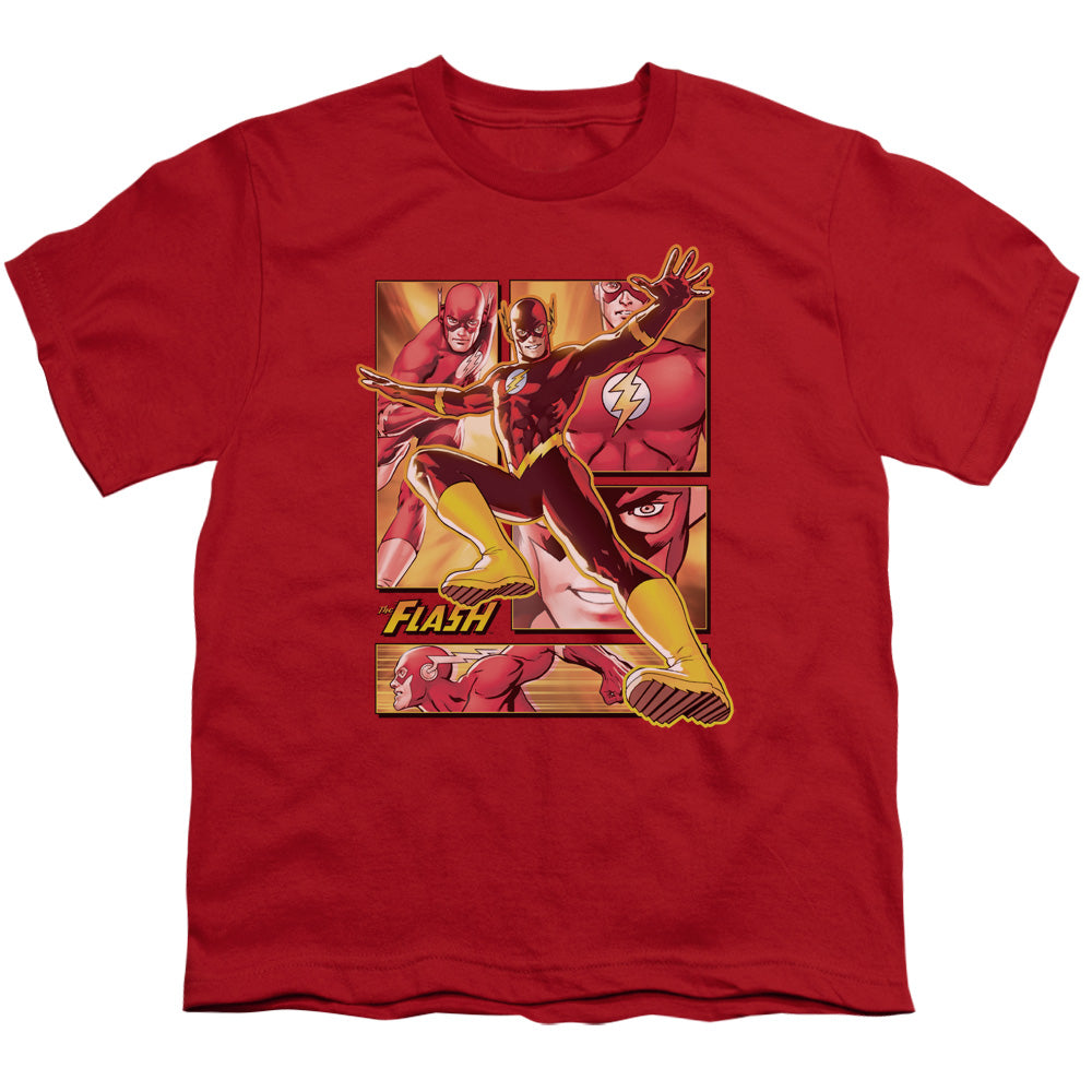 Jla - Flash - Short Sleeve Youth 18/1 - Red T-shirt