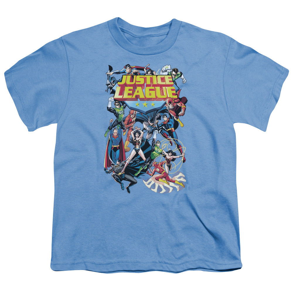 Jla - League A Plenty - Short Sleeve Youth 18/1 - Carolina Blue T-shirt