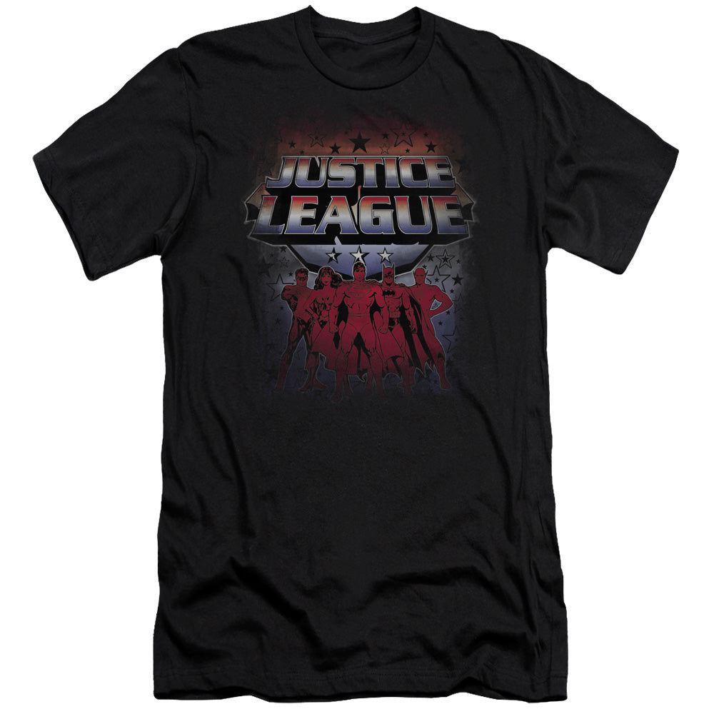 Jla - Star League - Short Sleeve Adult 30/1 - Black T-shirt