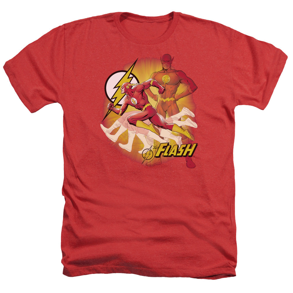 Jla - Lightning Fast - Adult Heather - Red