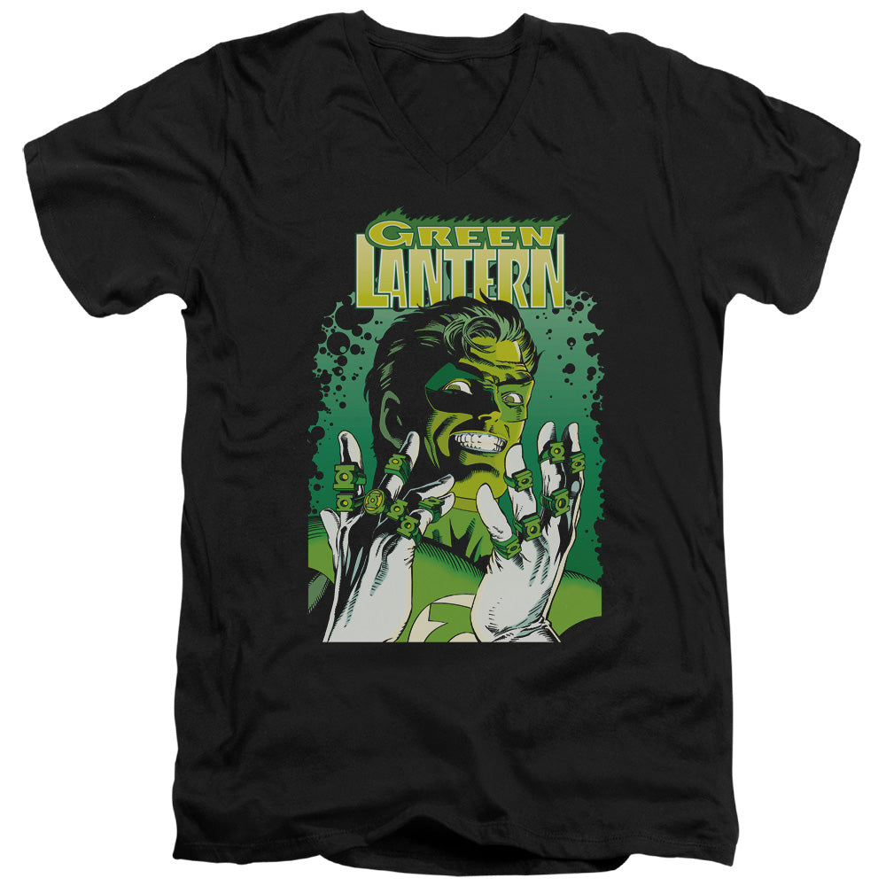Jla - Gl #49 Cover - Short Sleeve Adult V-neck - Black T-shirt