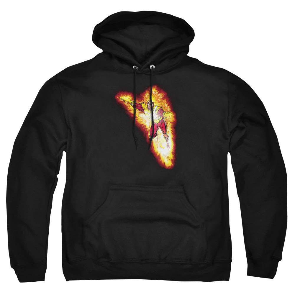 Jla - Firestorm Blaze - Adult Pull-over Hoodie - Black